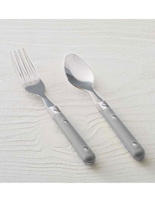 Imagen de producto SET CUBIERTOS CAMBRIA, INFANTIL, GRIS