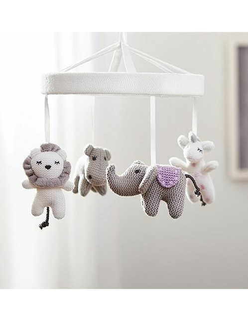 Móvil de Animales Knit