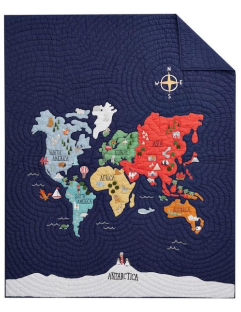 Colcha World Map 1