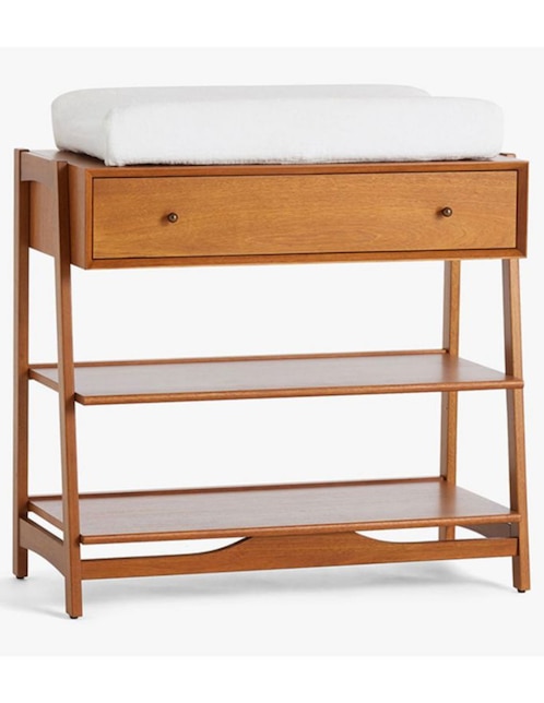 Cambiador Mid-Century de madera unisex