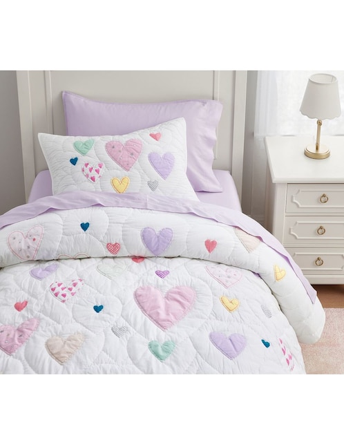 Colcha Confetti Hearts 1