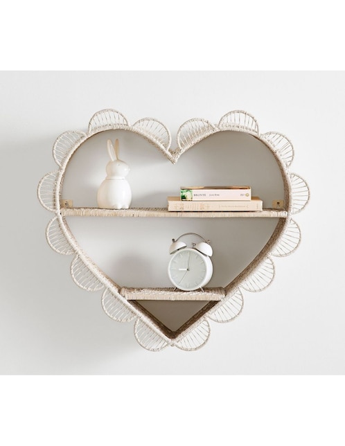 Repisa Quinn Rattan Heart