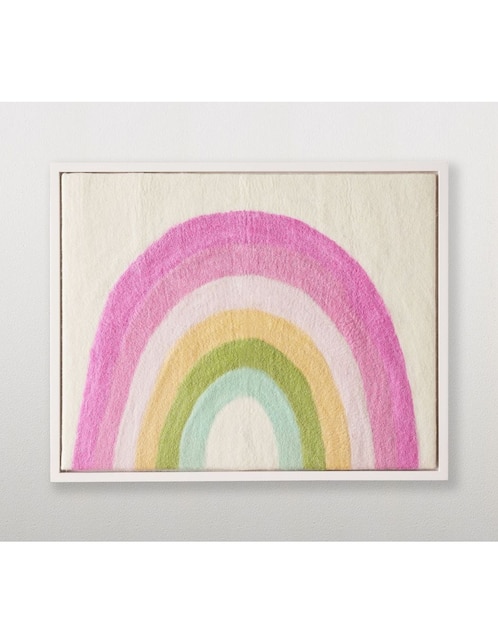 Imagen de producto Cuadro técnica mixta Pottery Barn Kids Felted Rainbow