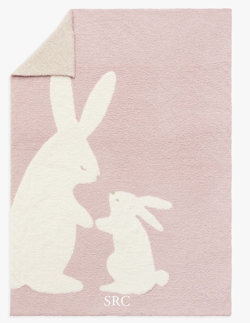 Cobija de tejido plano Fuzzy Bunny para bebé