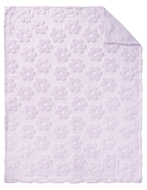 FUNDA DUVET TEXTURED DAI, MAT-QS, LILA