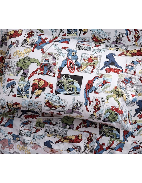 Juego de sábanas de algodón Heritage Marvel