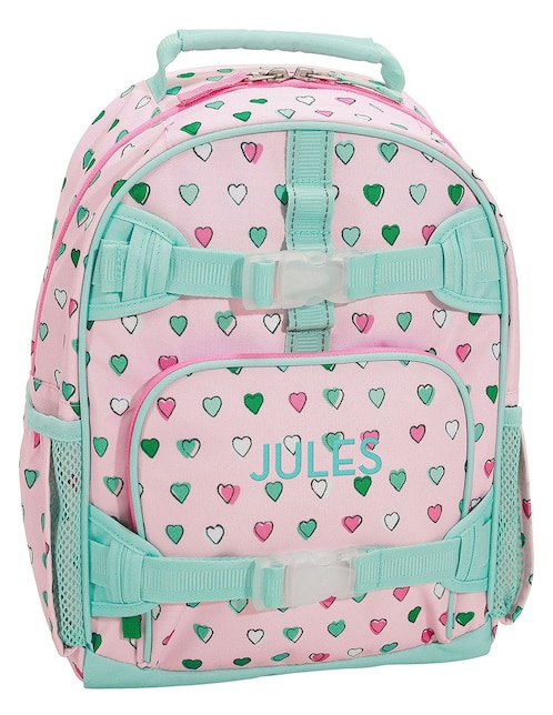 Mochila escolar Mackenzie Roller Rabbit Multi Heart para niña