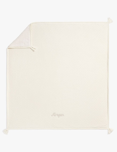 COBIJA OVERSIZED LUXE, 120 CM, BEIGE