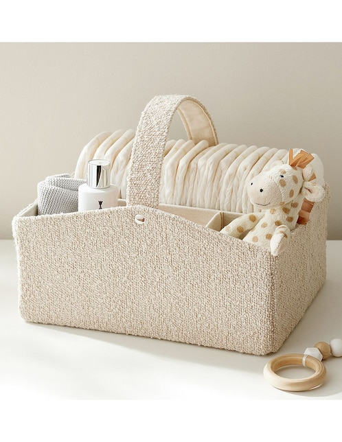 Canasta con forma rectangular Nursery de poliéster