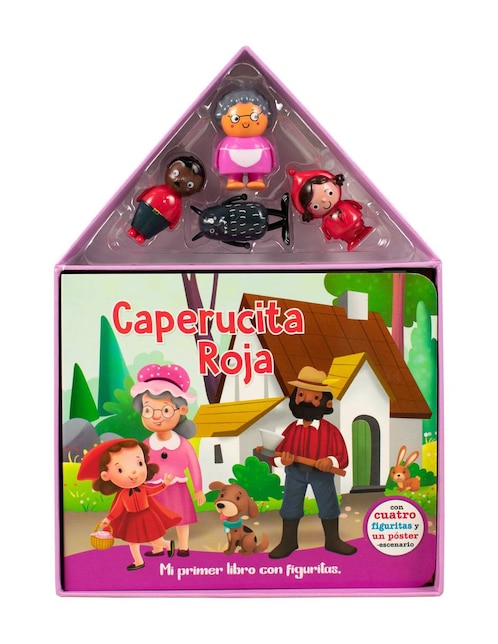 Cuento infantil mi primer libro con figuritas: Caperucita roja de Advanced