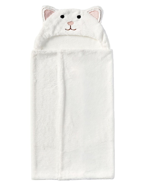 Toalla con gorro Nursery Fur de algodón infantil 1