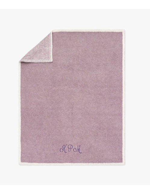 COBIJA BORDER BLANKET, INFANTIL, LILA