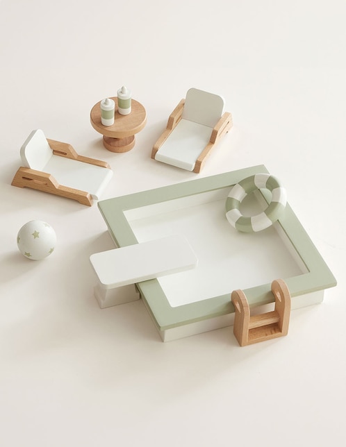 Accesorio de casa para muñeco Dollhouse Pool