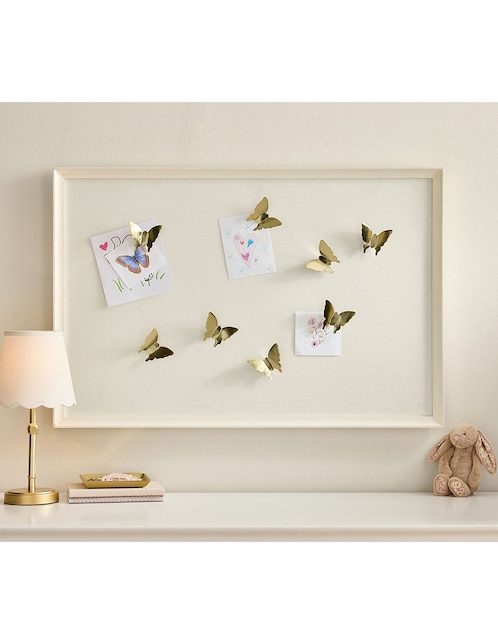 Pizzara Butterfly Magnet de lino