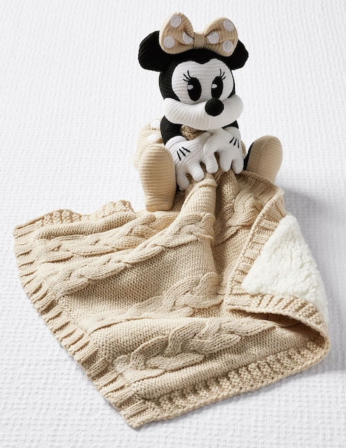 Manta de apego de tejido punto Disney Home x Sanderson Minnie Mouse para niña