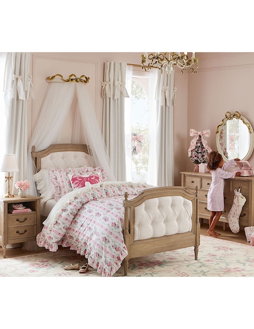 Cama Blythe de madera individual