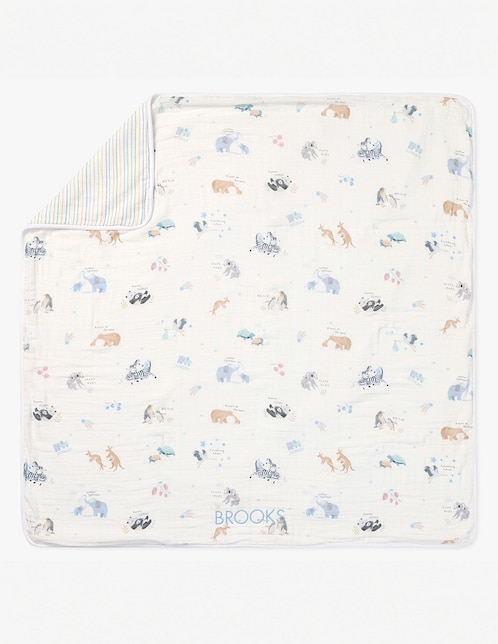 Cobija de tejido plano Pottery Barn Kids Avery para bebé