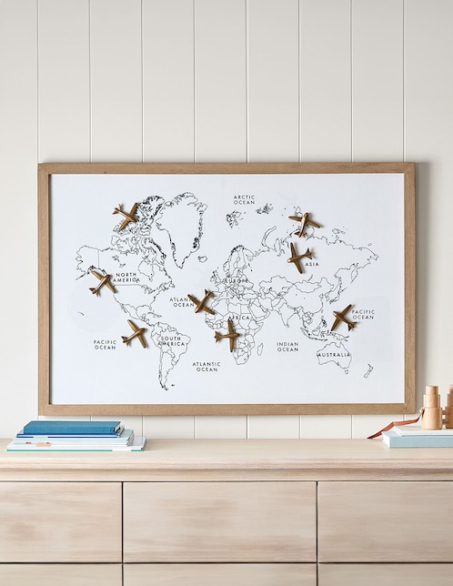 Pizzara Airplane Magnet de lino