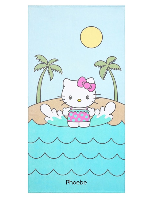 Toalla Pottery Barn Kids Hello Kitty de algodón infantil