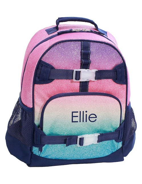 Mochila escolar Mackenzie Rainbow impermeable para niña