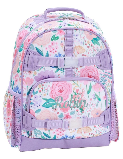 Mochila escolar Mackenzie Lavender impermeable para niña
