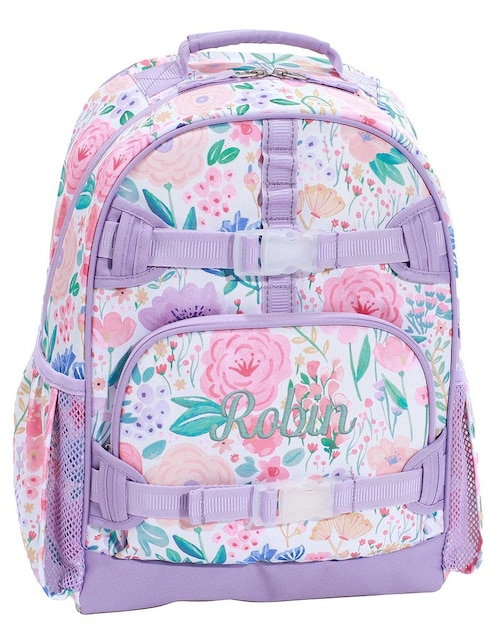 Mochila escolar Mackenzie Lavender impermeable para niña