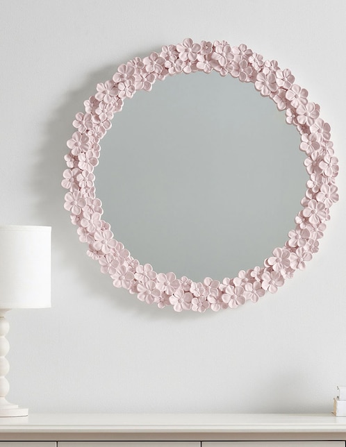 Espejo circular Hydrangea