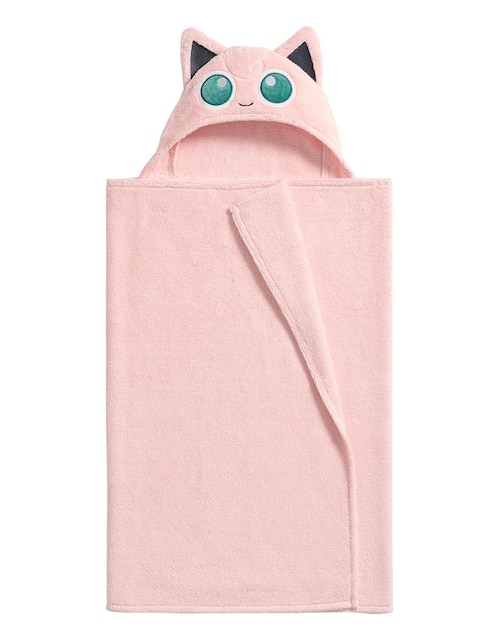 Toalla con gorro Pokémon Jigglypuff de algodón infantil