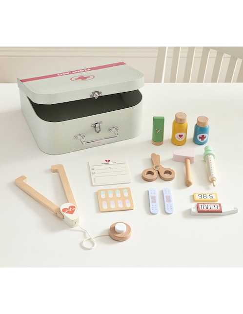 Set de doctor First Aid Kit juego didáctico infantil unisex