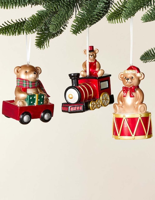 Ornamento navideño oso