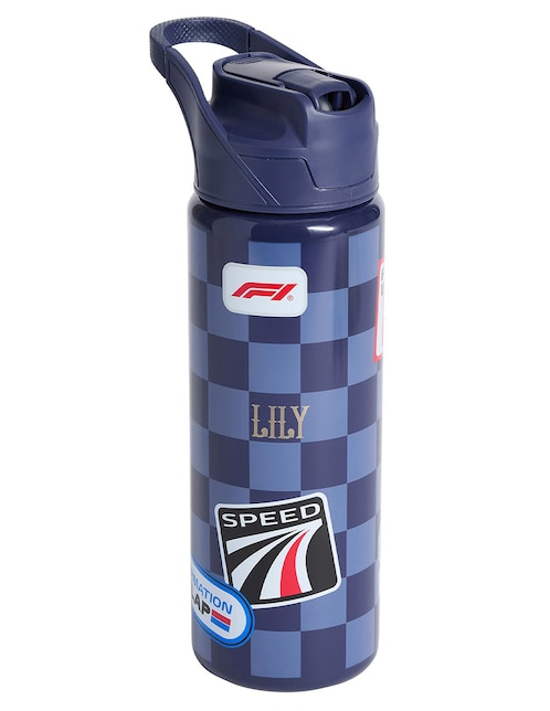 Termo de acero inoxidable Fórmula 1 con tapa flip top 650 ml