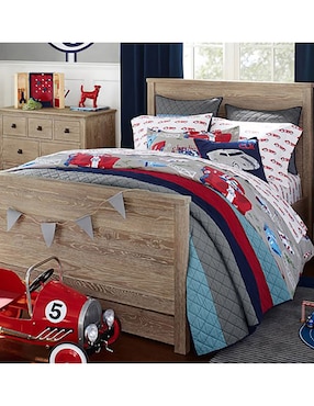 Funda para almohada Blocked Stripe