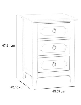 Buro Ava Regency de madera