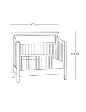 Barandal para convertir a cama infantil Larkin