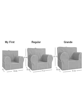 Funda sillón My First Anywhere Pin Dot Girls