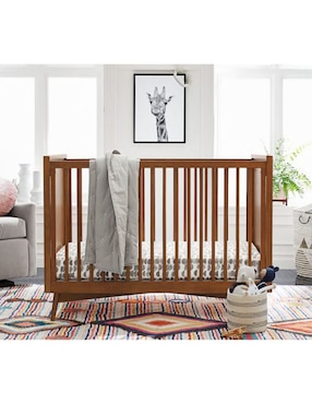 Cuna convertible a cama infantil Mid Century