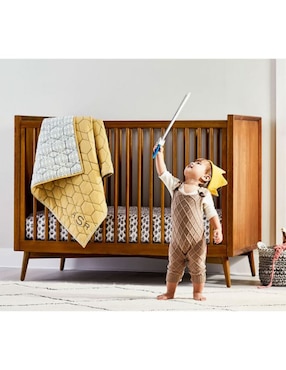 Cuna convertible a cama infantil Mid Century