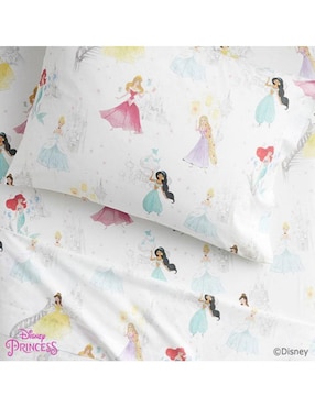 Juego de sábanas de algodón Disney Princess Castle