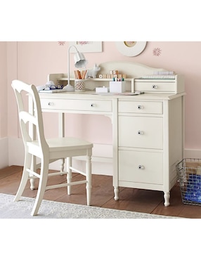 Escritorio Juliette Storage Pottery Barn Kids de madera