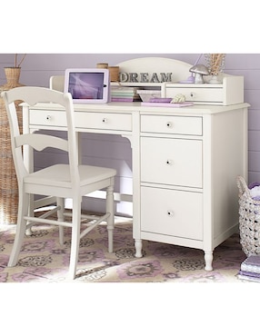 Escritorio Juliette Storage Pottery Barn Kids de madera