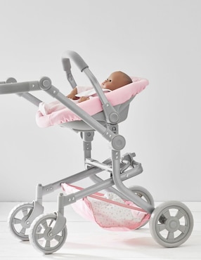 Carriola de juguete Pink Glitter de aluminio