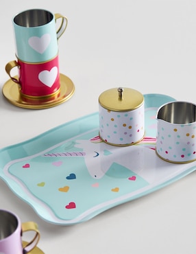 Juego de té juguete Rainbow Unicorn