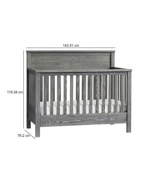 Cuna convertible a cama matrimonial Charlie