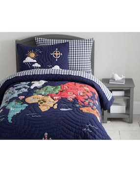Funda para almohada World Map