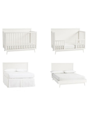 Set de conversión de cuna a cama matrimonial Mid Century