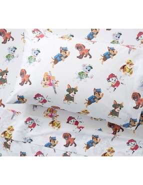 Juego de sábanas de algodón 200 hilos Paw Patrol