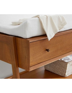 Cambiador Mid-Century de madera unisex