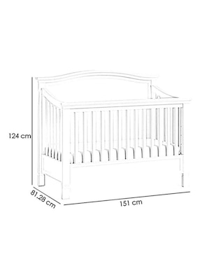 Cuna convertible a cama matrimonial Larkin Camelback
