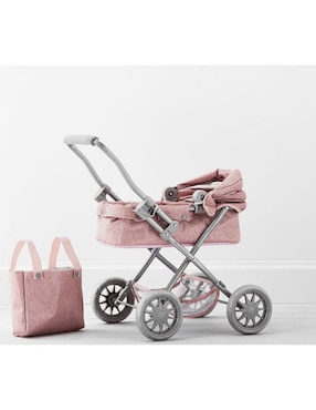 Carriola con portabebé Pink Glitter Pottery Barn Kids plegable