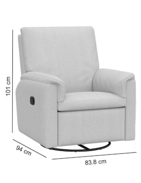 Mecedora Dream Swivel de madera